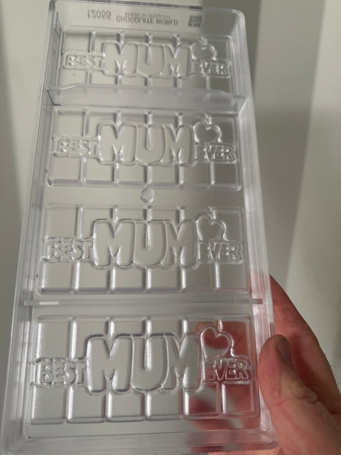 Chocolate world ‘Best Mum ever’ mould x 4