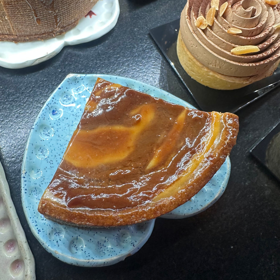 Hazelnut and Vanilla Custard Parisien Flan