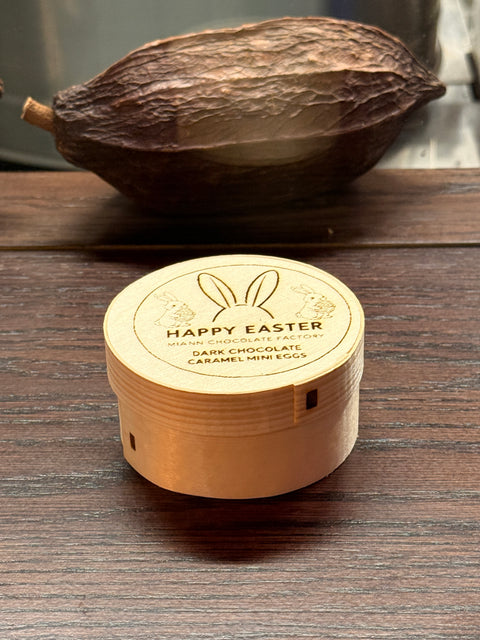 Dark Chocolate and Sea Salted caramel Eggs