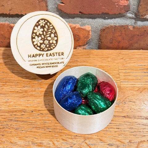 Caramelised White Chocolate & Pecan Praline Eggs