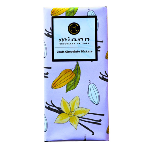 Toasted Vanilla & Tonka Bean White Chocolate Bar