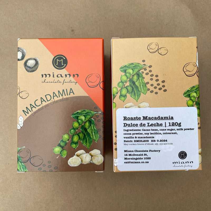 Dulce de leche coated macadamias - MiannChocolateFactory