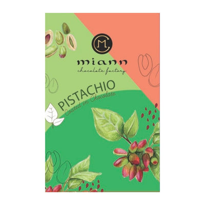 Matcha White Chocolate & Green Tea Coated Pistachio nuts - MiannChocolateFactory